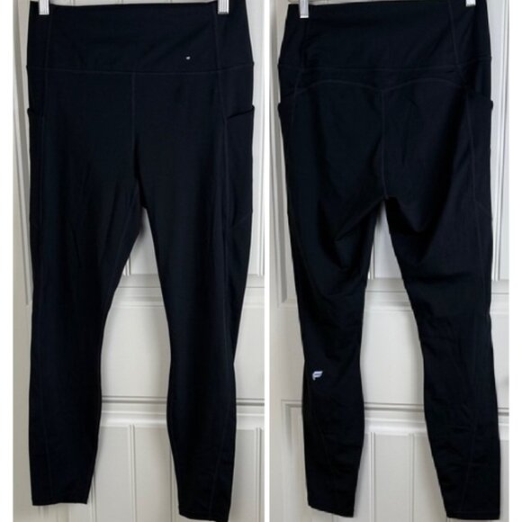 Fabletics Pants - Fabletics Black Pocket Leggings XL High Rise Athletic Gym Yoga Pants NWOT